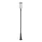 Z-Lite Leland Outdoor Post Mounted Fixture, 1-Light, 10 In.W x 117.75 In.H, Sand Black/Sand Blast 5005PHB-519P-BK-LED - alternate 1